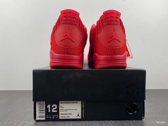 Rep TBK 4 Red AQ3559-600 Flyknit Retro Jordan 0714